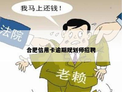 合肥信用卡逾期规划师招聘