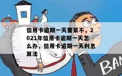 信用卡逾期一天要紧不，2021年信用卡逾期一天怎么办，信用卡逾期一天利息算法