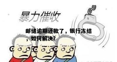 邮储逾期还款了，银行冻结，如何解决？