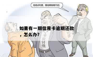 如果有一期信用卡逾期还款，怎么办？