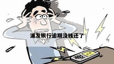 浦发银行逾期没钱还了