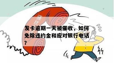 发卡逾期一天被催收，如何免除违约金和应对银行电话？