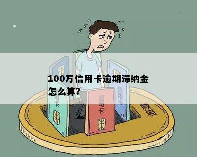 100万信用卡逾期滞纳金怎么算？