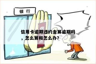 信用卡逾期违约金算逾期吗，怎么算和怎么办？