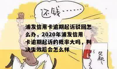 浦发信用卡逾期起诉驳回怎么办，2020年浦发信用卡逾期起诉的概率大吗，判决生效后会怎么样