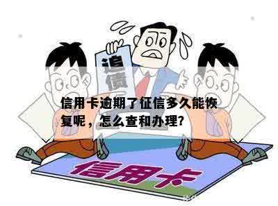 信用卡逾期了征信多久能恢复呢，怎么查和办理？