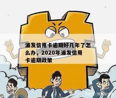 浦发信用卡逾期好几年了怎么办，2020年浦发信用卡逾期政策