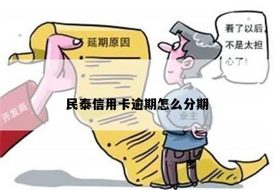 民泰信用卡逾期怎么分期