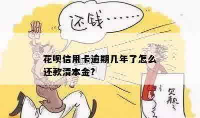 花呗信用卡逾期几年了怎么还款清本金？