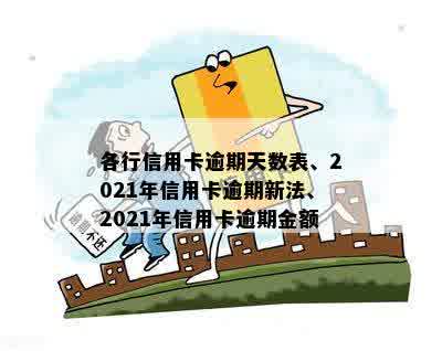 各行信用卡逾期天数表、2021年信用卡逾期新法、2021年信用卡逾期金额