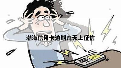 渤海信用卡逾期几天上征信