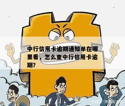 中行信用卡逾期通知单在哪里看，怎么查中行信用卡逾期？