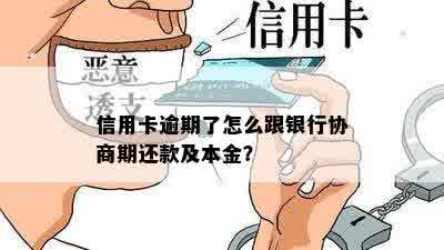 信用卡逾期了怎么跟银行协商期还款及本金？