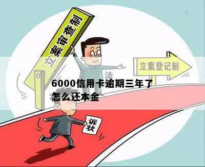 6000信用卡逾期三年了怎么还本金