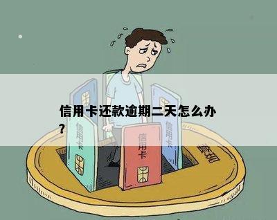 信用卡还款逾期二天怎么办？