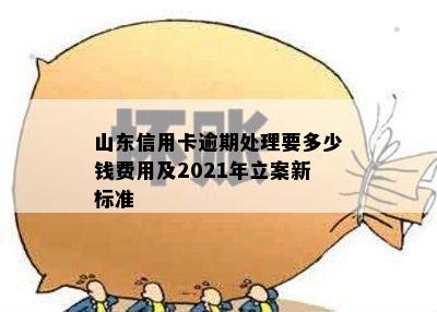 山东信用卡逾期处理要多少钱费用及2021年立案新标准