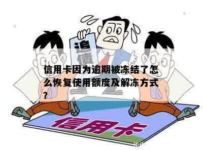 信用卡因为逾期被冻结了怎么恢复使用额度及解冻方式？