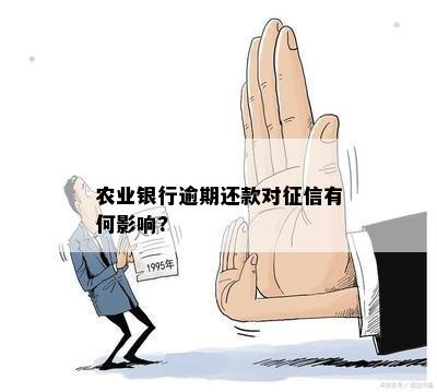 农业银行逾期还款对征信有何影响?