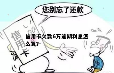 信用卡欠款6万逾期利息怎么算？