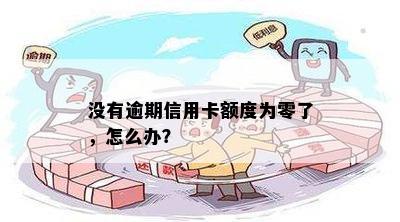 没有逾期信用卡额度为零了，怎么办？