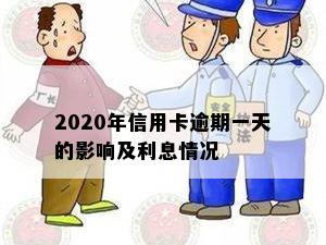 2020年信用卡逾期一天的影响及利息情况