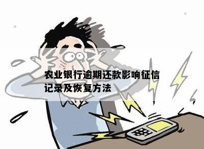 农业银行逾期还款影响征信记录及恢复方法