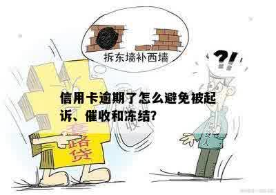 信用卡逾期了怎么避免被起诉、催收和冻结？