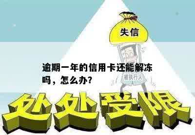 逾期一年的信用卡还能解冻吗，怎么办？