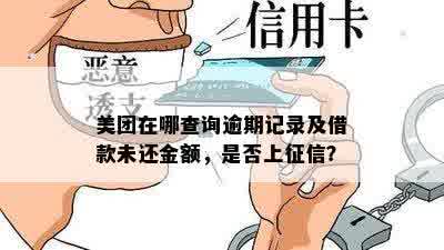 美团在哪查询逾期记录及借款未还金额，是否上征信？