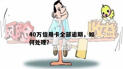 40万信用卡全部逾期，如何处理？