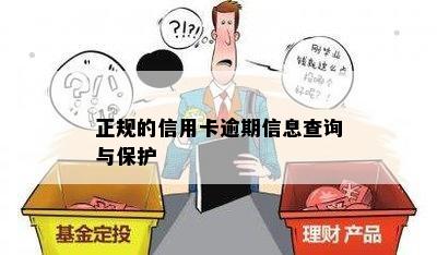 正规的信用卡逾期信息查询与保护