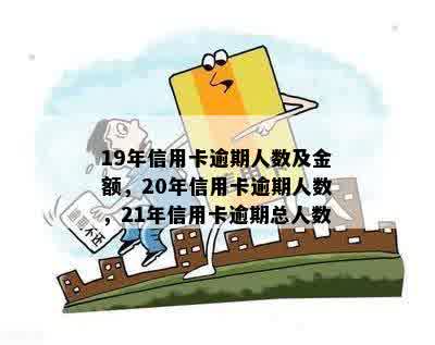 19年信用卡逾期人数及金额，20年信用卡逾期人数，21年信用卡逾期总人数