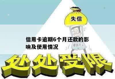 信用卡逾期6个月还款的影响及使用情况