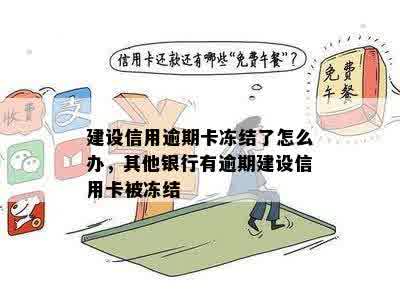 建设信用逾期卡冻结了怎么办，其他银行有逾期建设信用卡被冻结