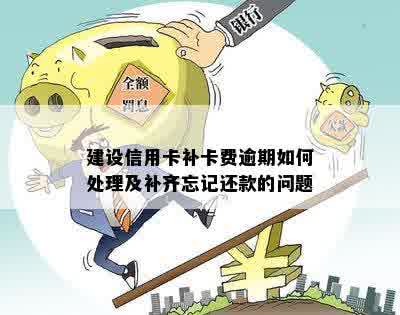 建设信用卡补卡费逾期如何处理及补齐忘记还款的问题