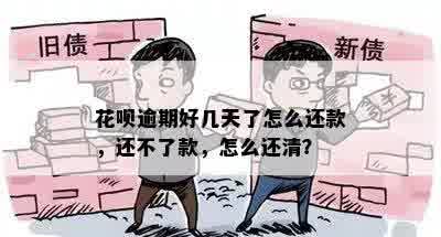 花呗逾期好几天了怎么还款，还不了款，怎么还清？