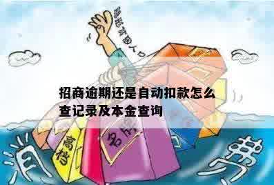 招商逾期还是自动扣款怎么查记录及本金查询