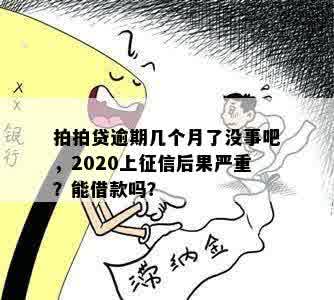 拍拍贷逾期几个月了没事吧，2020上征信后果严重？能借款吗？