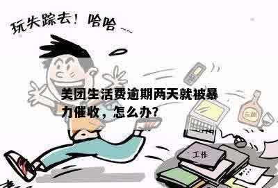 美团生活费逾期两天就被暴力催收，怎么办？