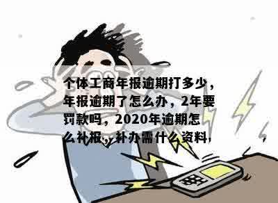 个体工商年报逾期打多少，年报逾期了怎么办，2年要罚款吗，2020年逾期怎么补报，补办需什么资料