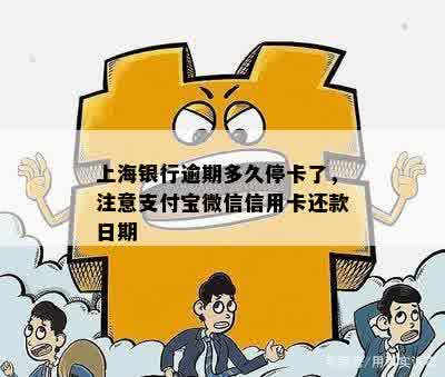 上海银行逾期多久停卡了，注意支付宝微信信用卡还款日期