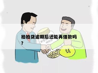 拍拍贷逾期后还能再借款吗？