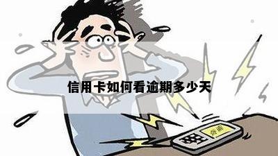 信用卡如何看逾期多少天