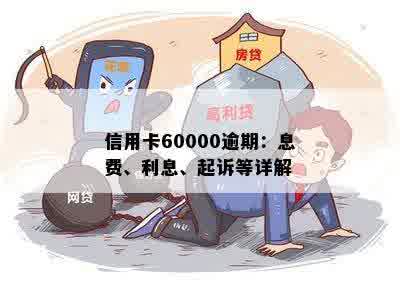 信用卡60000逾期：息费、利息、起诉等详解