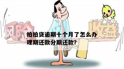 拍拍贷逾期十个月了怎么办理期还款分期还款？