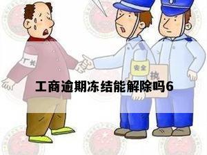 工商逾期冻结能解除吗6