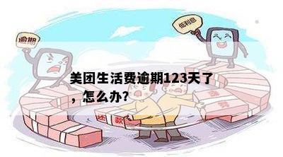 美团生活费逾期123天了，怎么办？