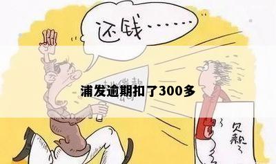 浦发逾期扣了300多