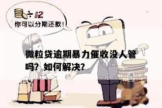 微粒贷逾期暴力催收没人管吗？如何解决？