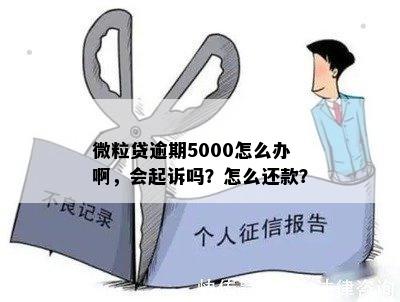 微粒贷逾期5000怎么办啊，会起诉吗？怎么还款？